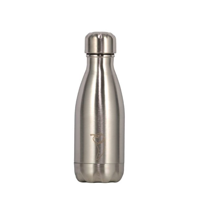 Sølv farger-Chillys bottles i sølv farge-260.ml